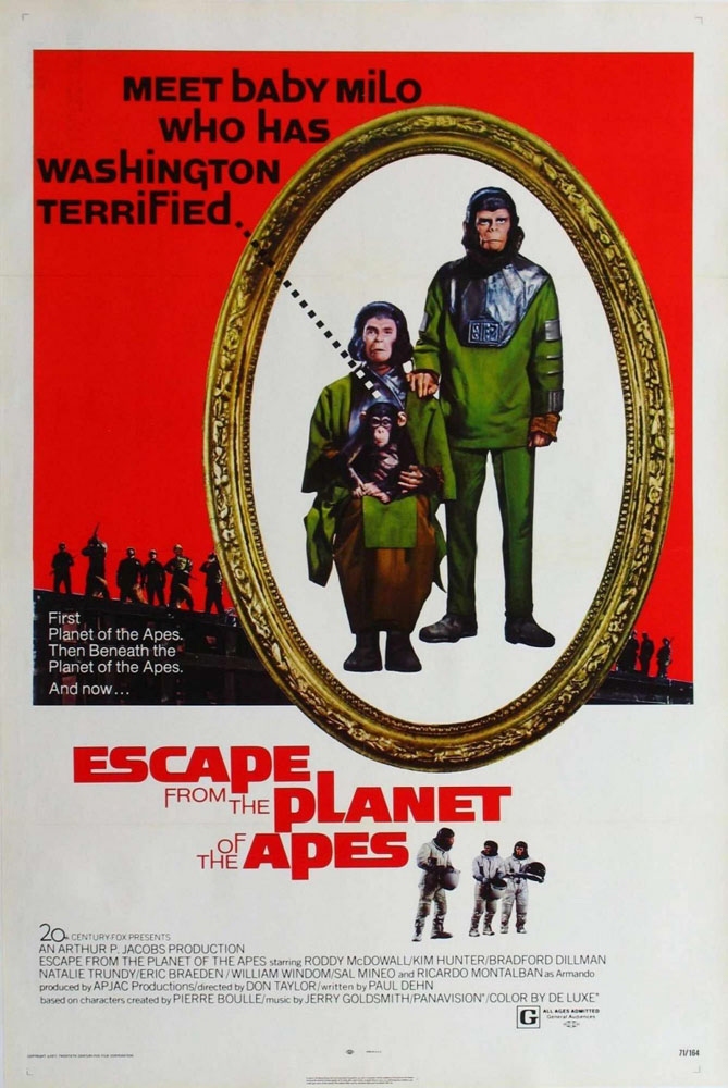 Бегство с планеты обезьян / Escape from the Planet of the Apes (1971) отзывы. Рецензии. Новости кино. Актеры фильма Бегство с планеты обезьян. Отзывы о фильме Бегство с планеты обезьян