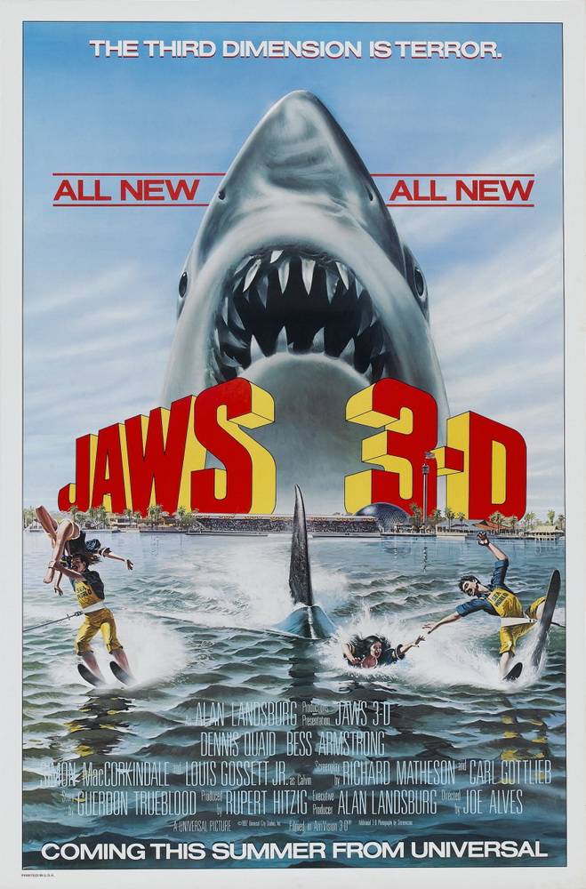 Челюсти 3 / Jaws 3-D (1983) отзывы. Рецензии. Новости кино. Актеры фильма Челюсти 3. Отзывы о фильме Челюсти 3