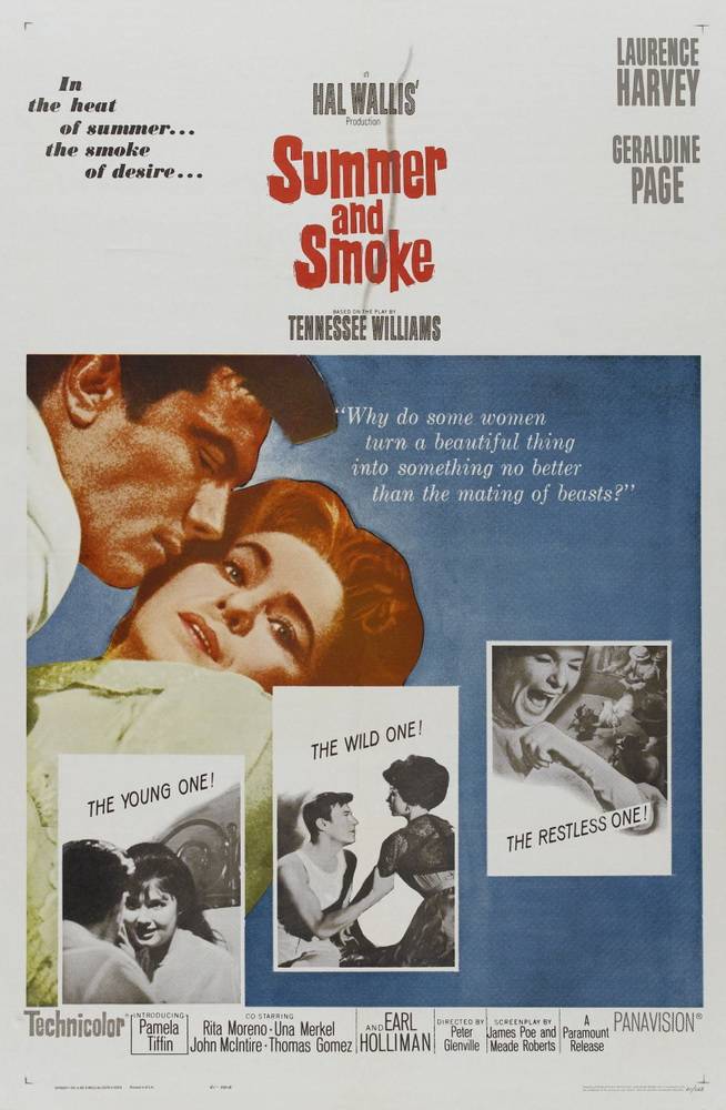 Лето и дым / Summer and Smoke (1961) отзывы. Рецензии. Новости кино. Актеры фильма Лето и дым. Отзывы о фильме Лето и дым
