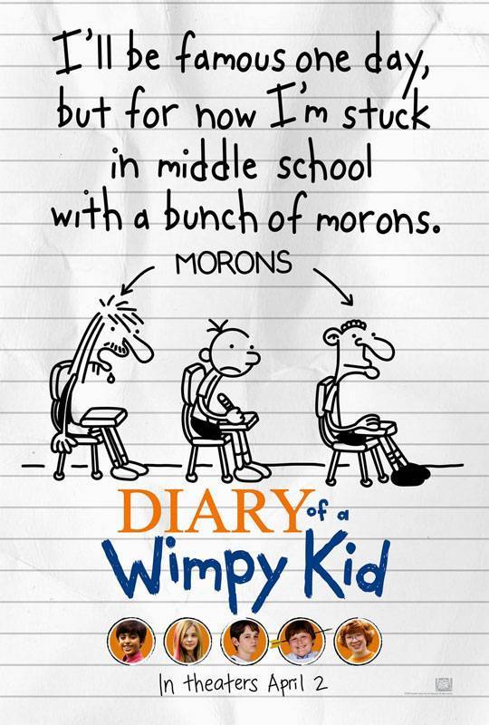 Дневник слабака / Diary of a Wimpy Kid (2010) отзывы. Рецензии. Новости кино. Актеры фильма Дневник слабака. Отзывы о фильме Дневник слабака