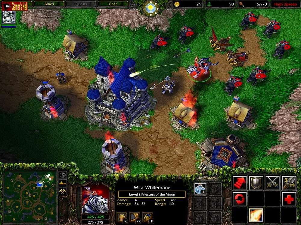 Игра Warcraft III: Reign of Chaos (2002). Скриншот N92379